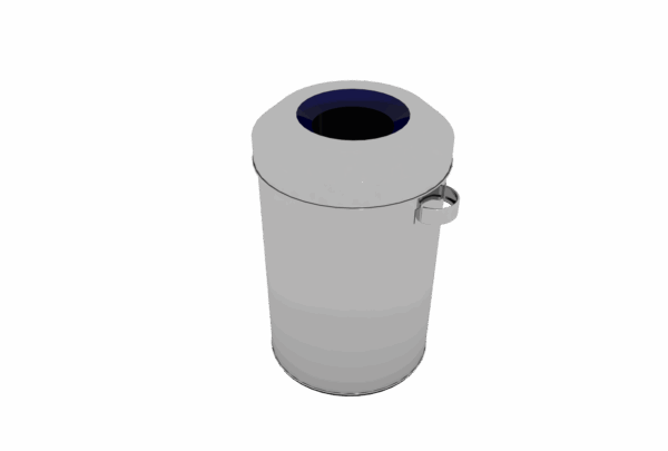 ROUND GARBAGE BIN