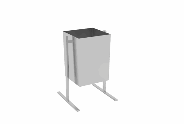 SQUARE GARBAGE BIN